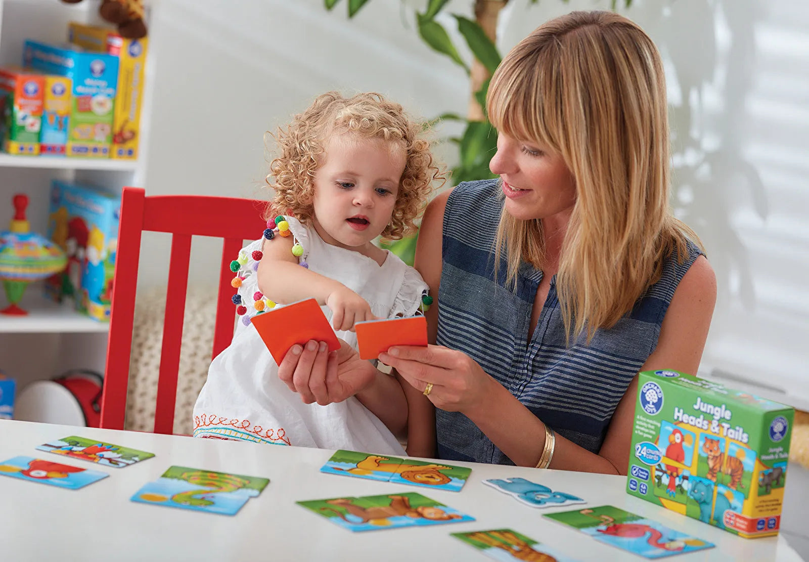 Orchard Toys Jungle Heads and Tails Matching Game ebebek