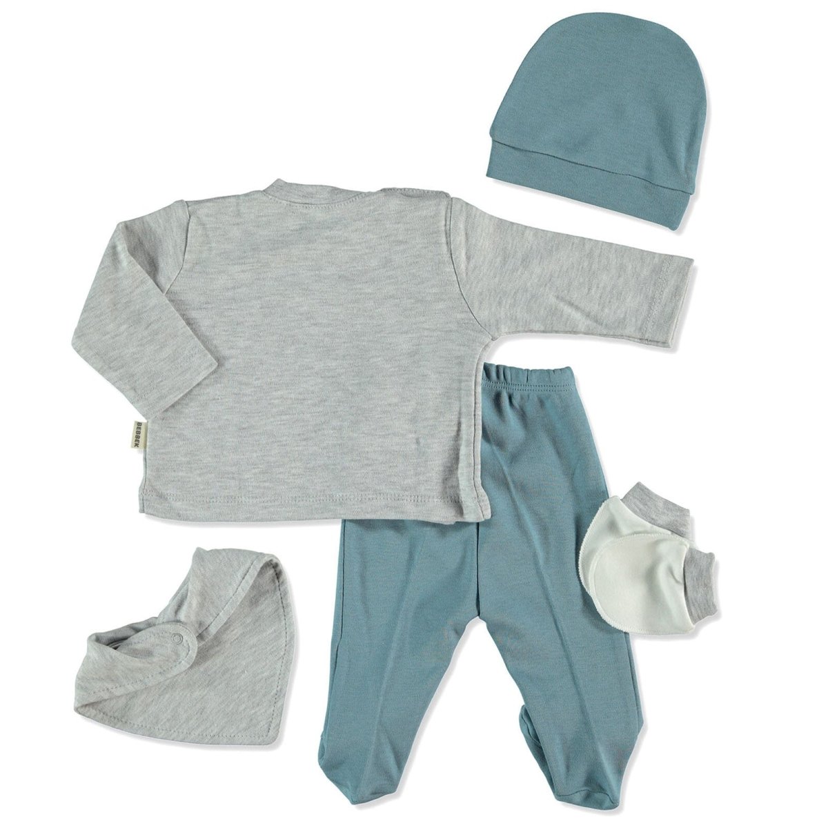 Bebbek Baby Boy 5 Pcs Newborn Gift Starter Set - Dark Blue - ebebek - Black Friday