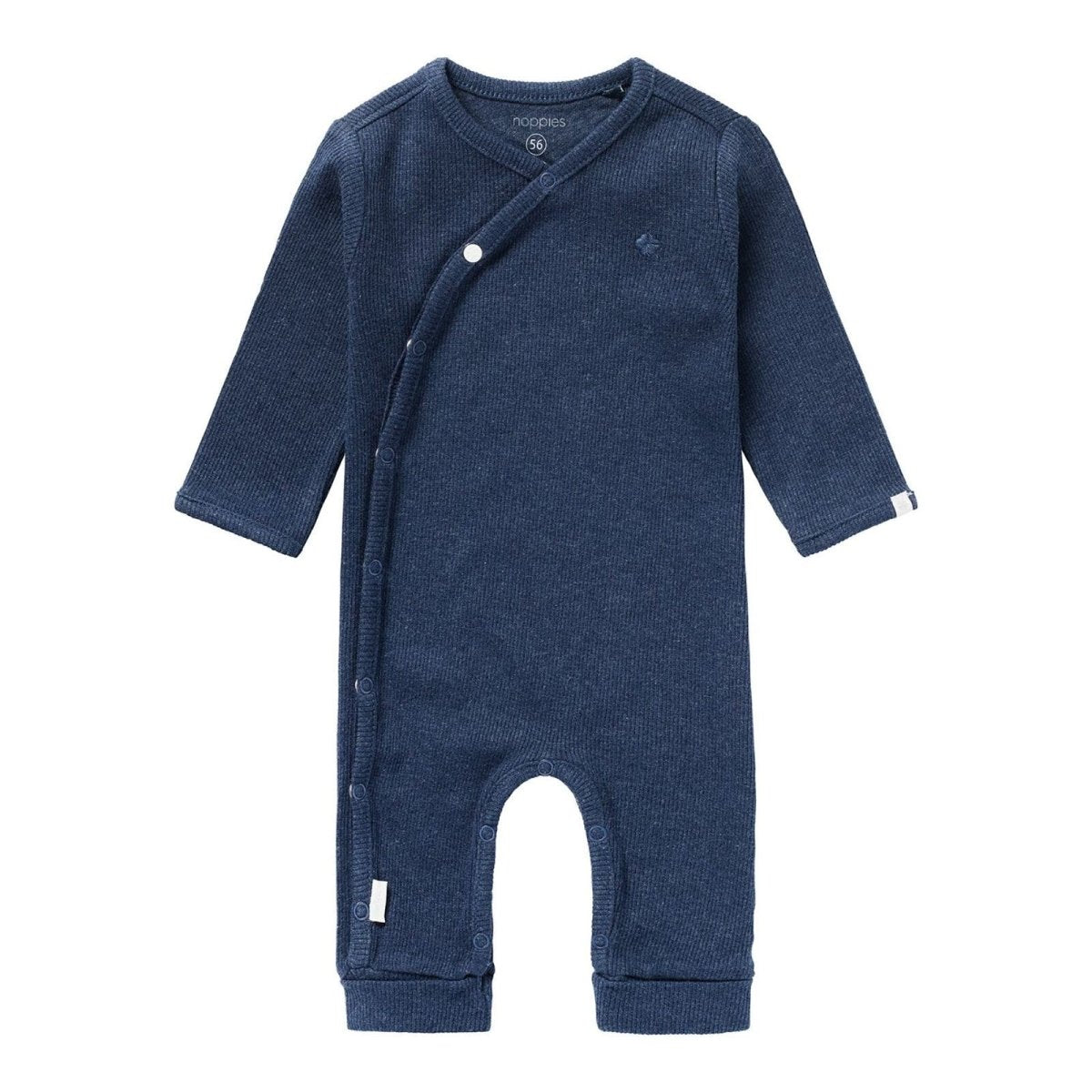 Noppies U Playsuit LS Rib Nevis - Navy Melange - ebebek - Black Friday