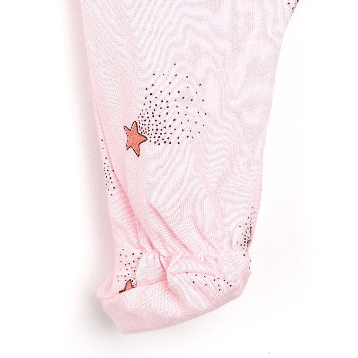 Antebies Newborn Stars Organic Footed Jumpsuit - Pink - ebebek - Black Friday