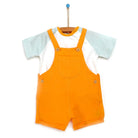 Cassiope Colorful Dungaree - Shorts - T-shirt - Orange - ebebek - Black Friday