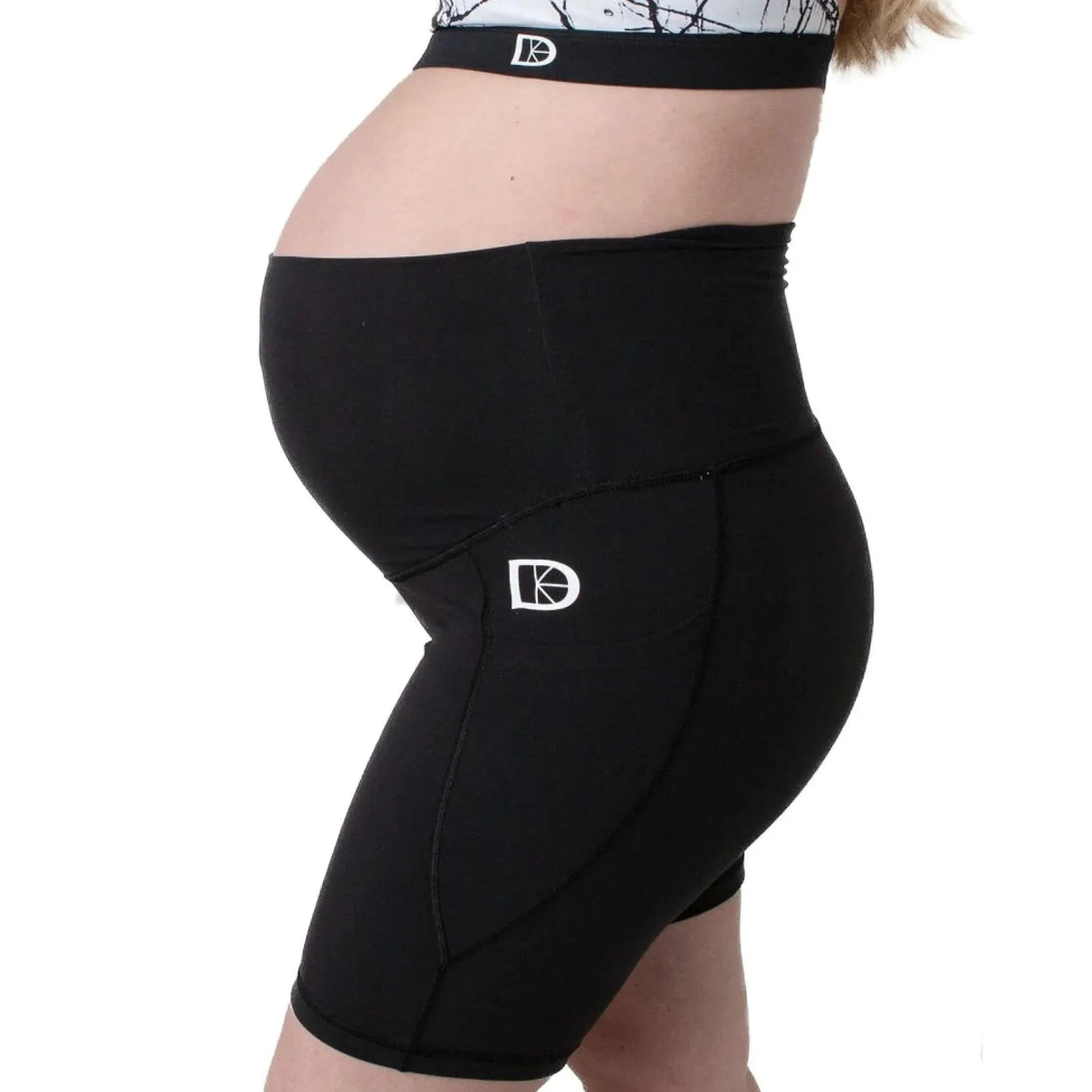 Latched Postnatal Active Support Cycling Shorts - Black - ebebek - Black Friday
