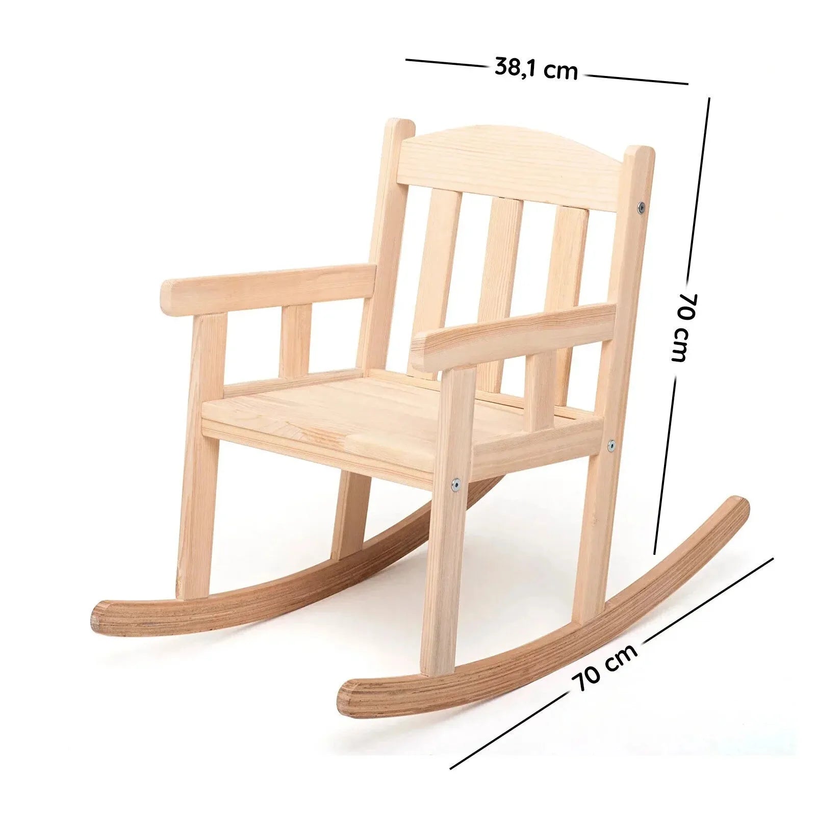 Montessori Wooden Child s Rocking Chair Big ebebek