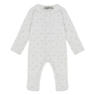 Antebies Petit Flowers Jacquard Footsie White - ebebek - Black Friday