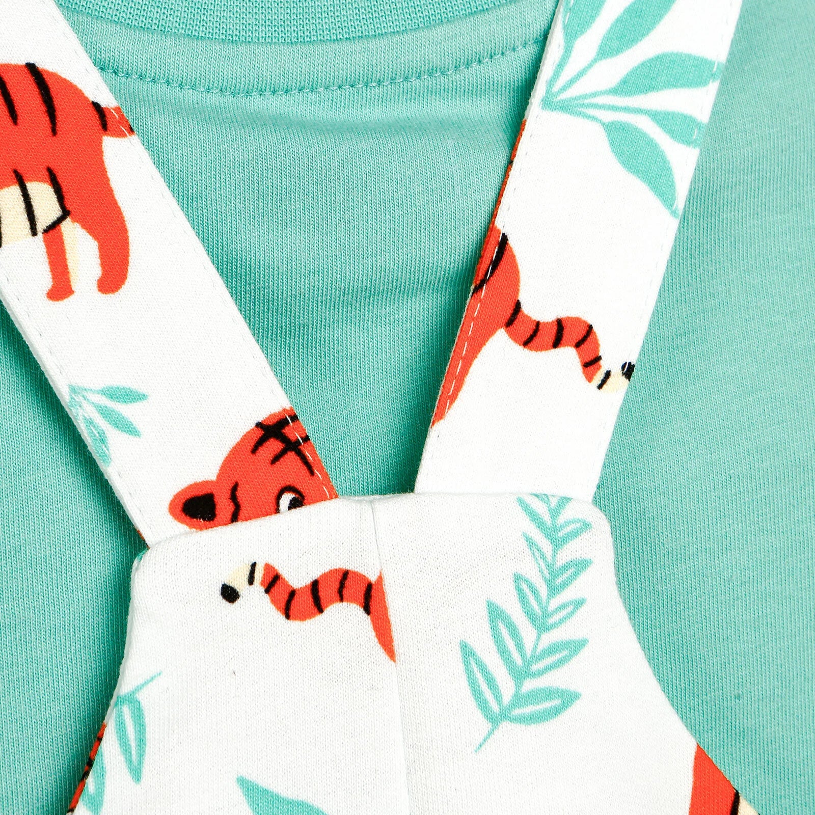 HelloBaby Basic Baby Boy Tiger Printed - Dark Mint - ebebek - Black Friday