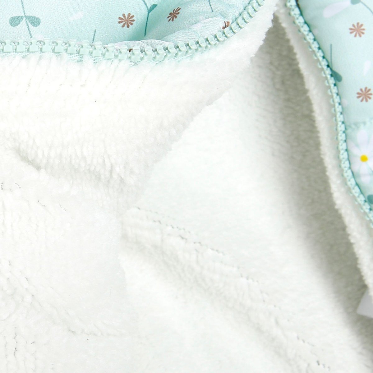 BabyZ Winter Girl Daisy Inflatable Vest - Light Green - ebebek - Black Friday