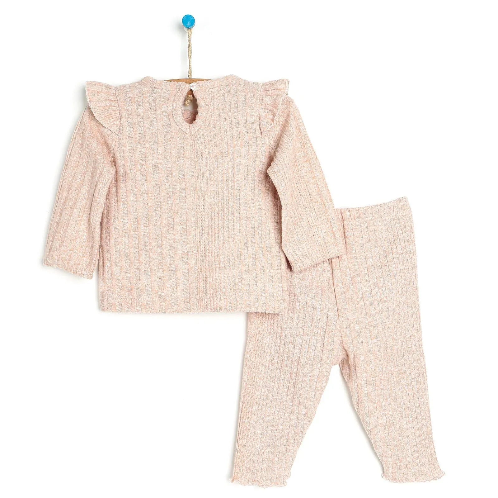 HelloBaby Basic Shoulder Ruffle Blouse - Beige - ebebek - Black Friday