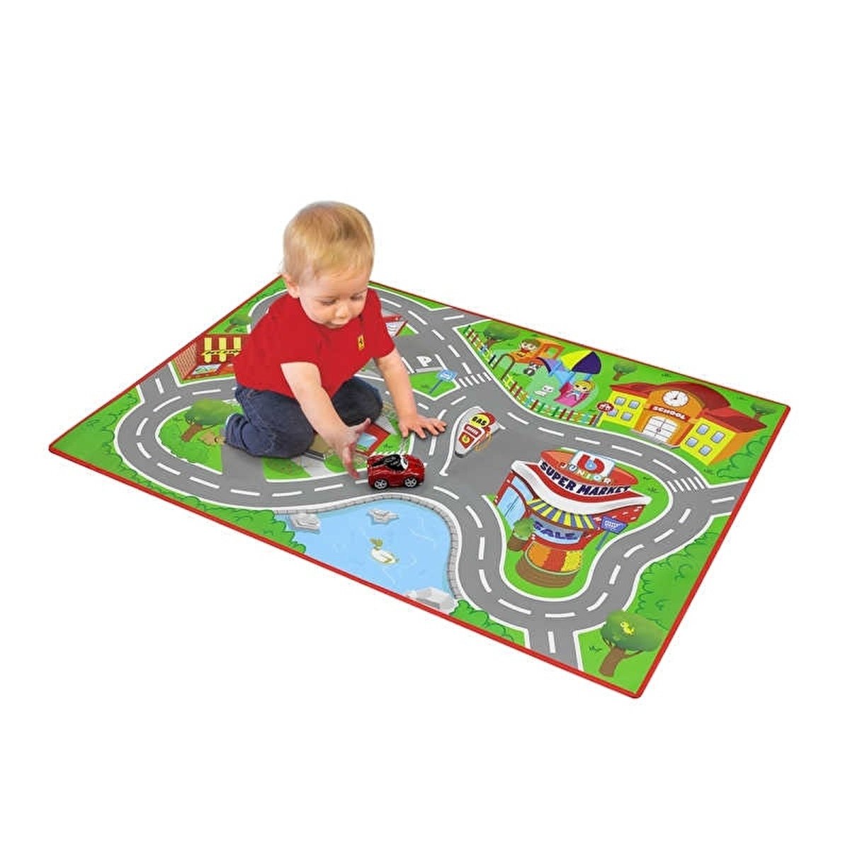 BB Junior Ferrari City Playmat - ebebek - Black Friday
