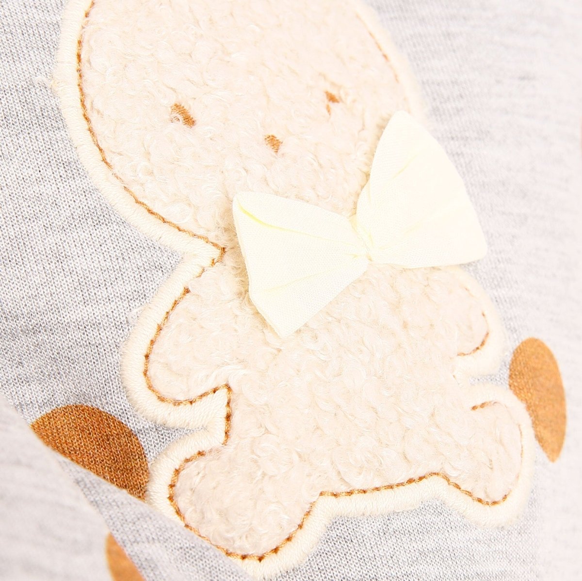 Cassiope Newborn Biscuits Footed Jumpsuit - Grey - ebebek - Black Friday