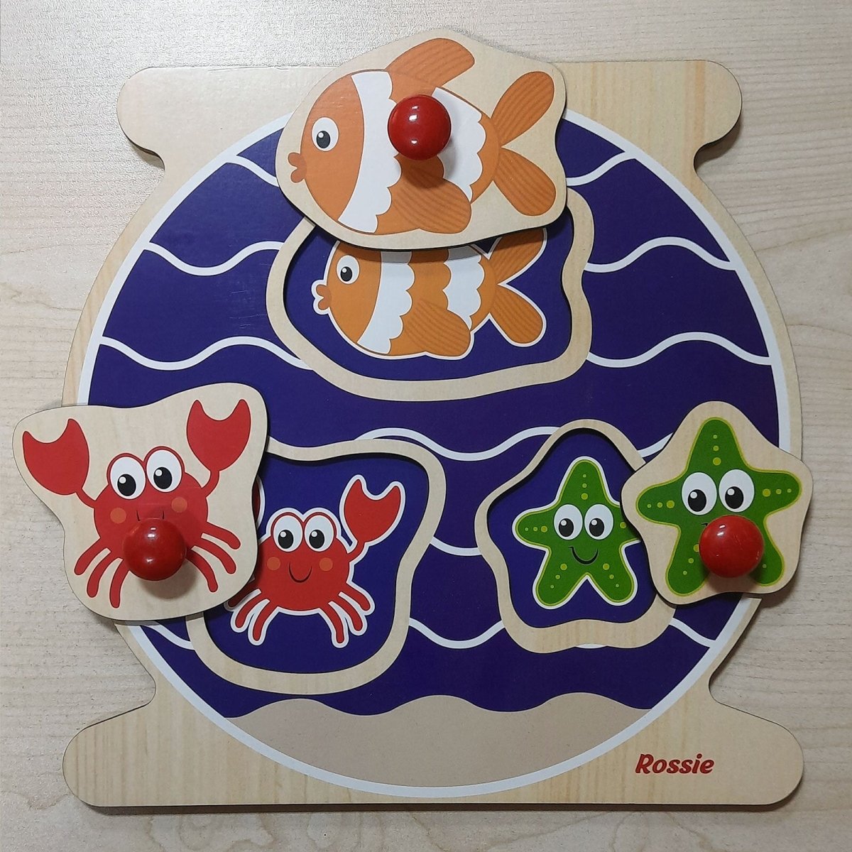 Rossie Wood First Puzzle - Aquarium - ebebek - Black Friday