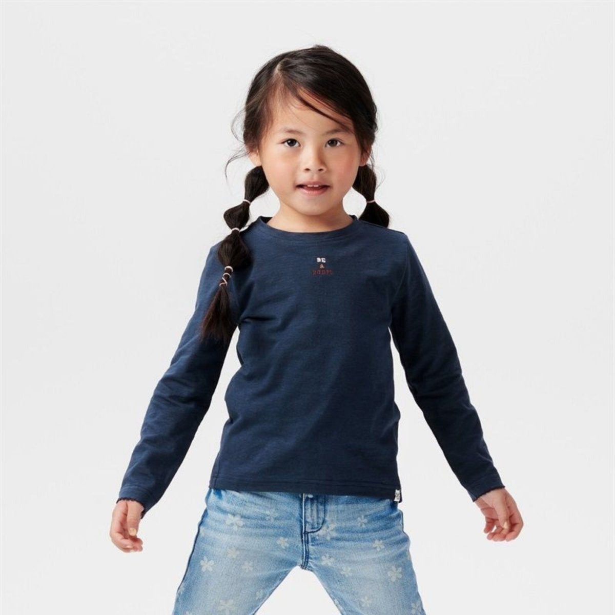 Noppies Girls T-shirt Long Sleeve Kingsland - Blue Nights - ebebek - Black Friday