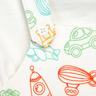 HelloBaby Basic Baby Boy Vehicle Pattern - White - ebebek - Black Friday