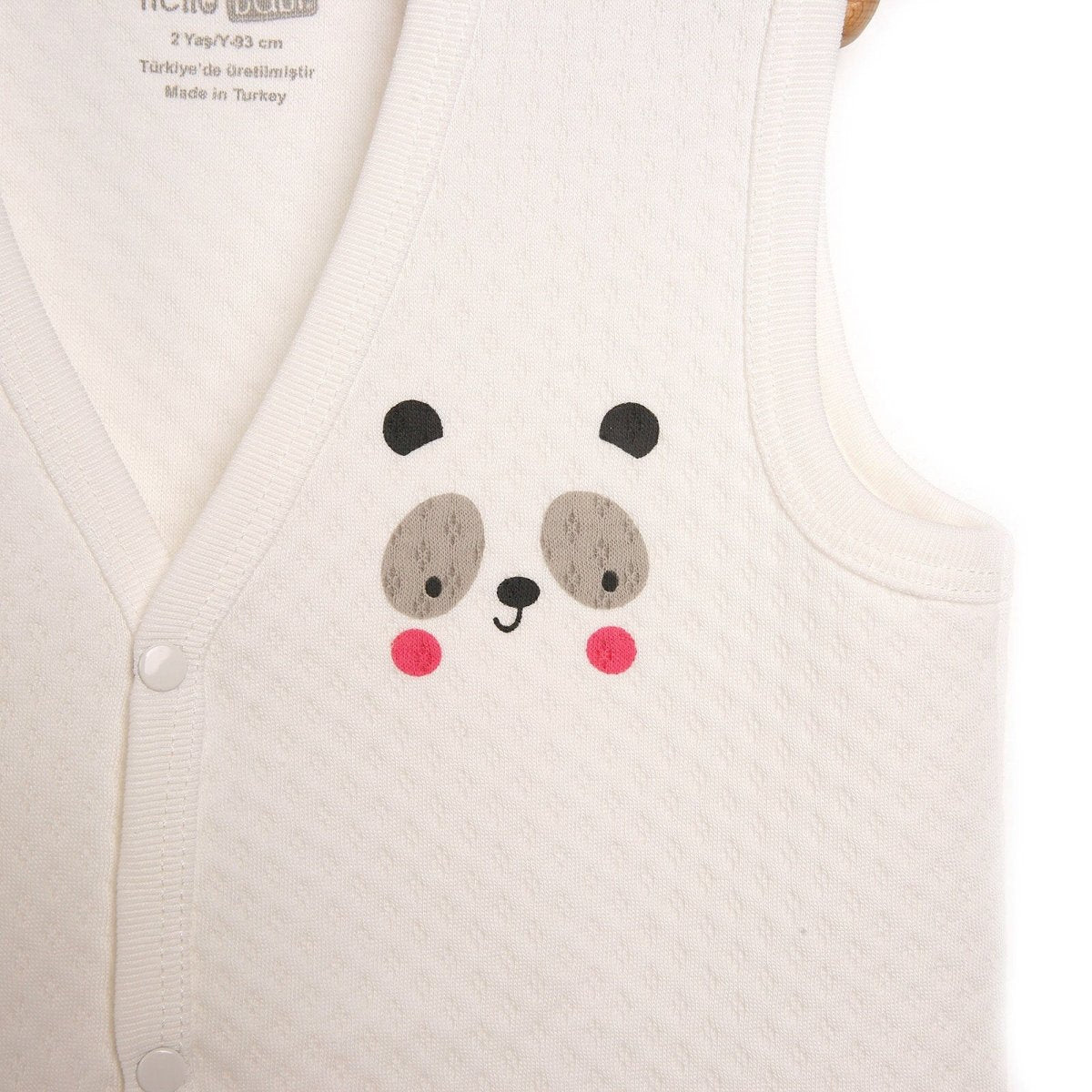 HelloBaby Basic Baby Girl Quilted Vest - Ecru - ebebek - Black Friday