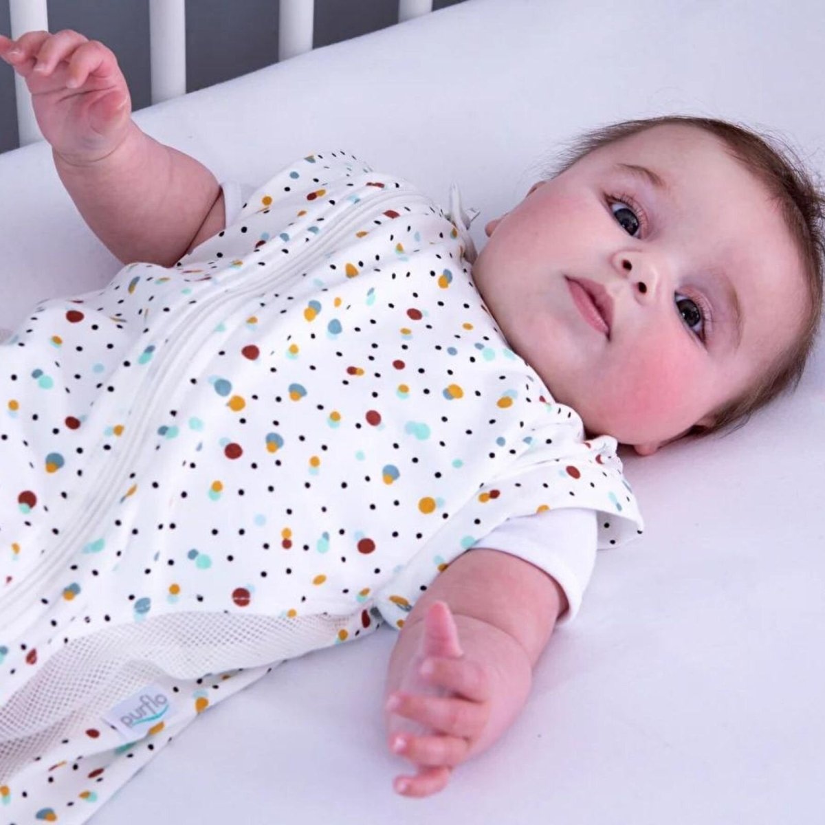 Purflo Swaddle To Sleep Bag 0 - 4m 0.5 Tog Scandi - ebebek - Black Friday