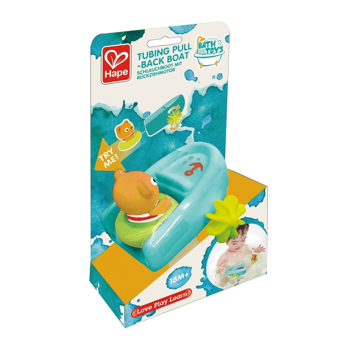 Hape Tubing Pull - Back Boat - ebebek - Black Friday