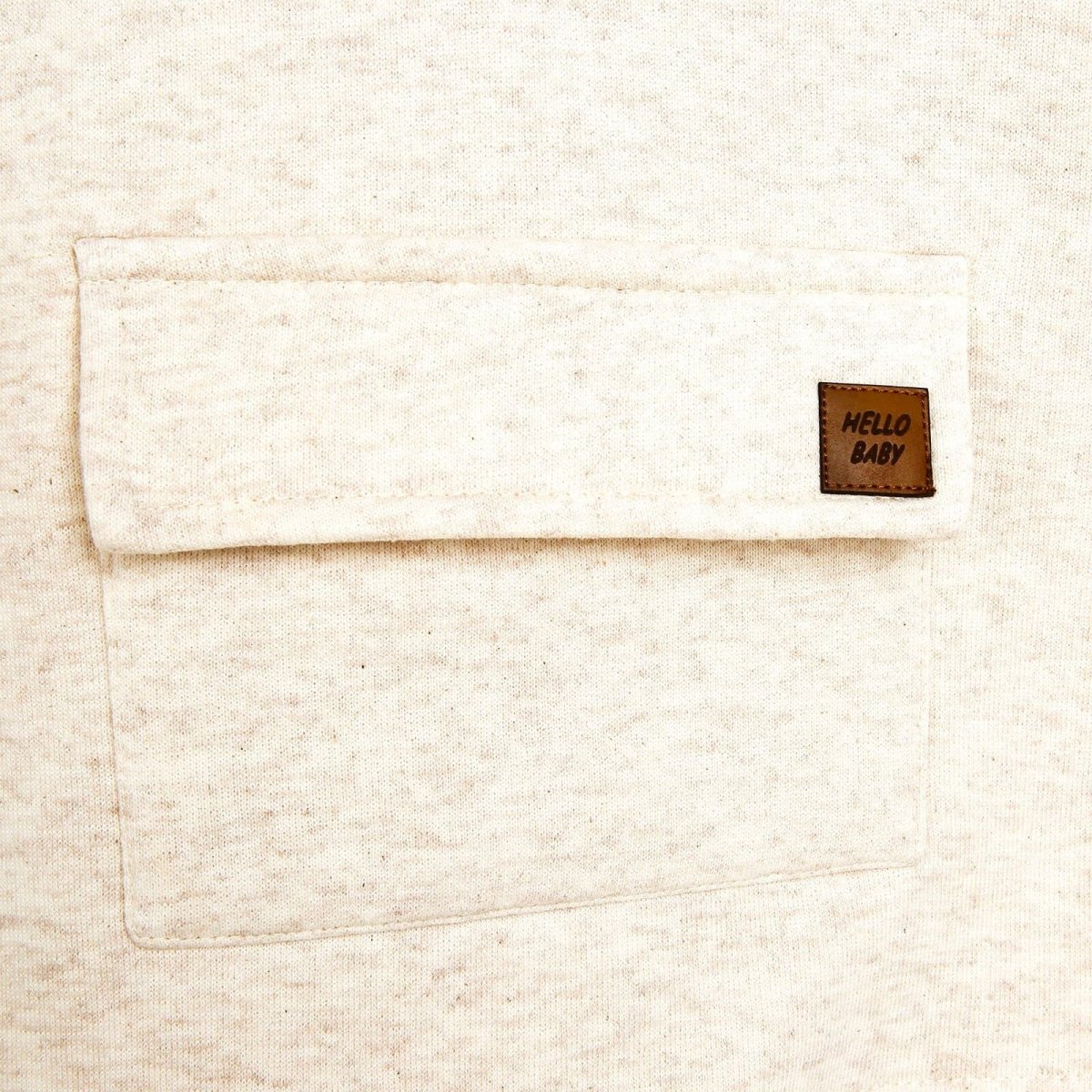 HelloBaby Basic Baby Boy Sweatshirt - Ecru - ebebek - Black Friday