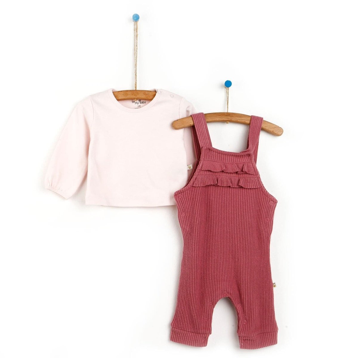 For My Baby Newborn My Family Overalls - Slippers - Light Rose - ebebek - Black Friday