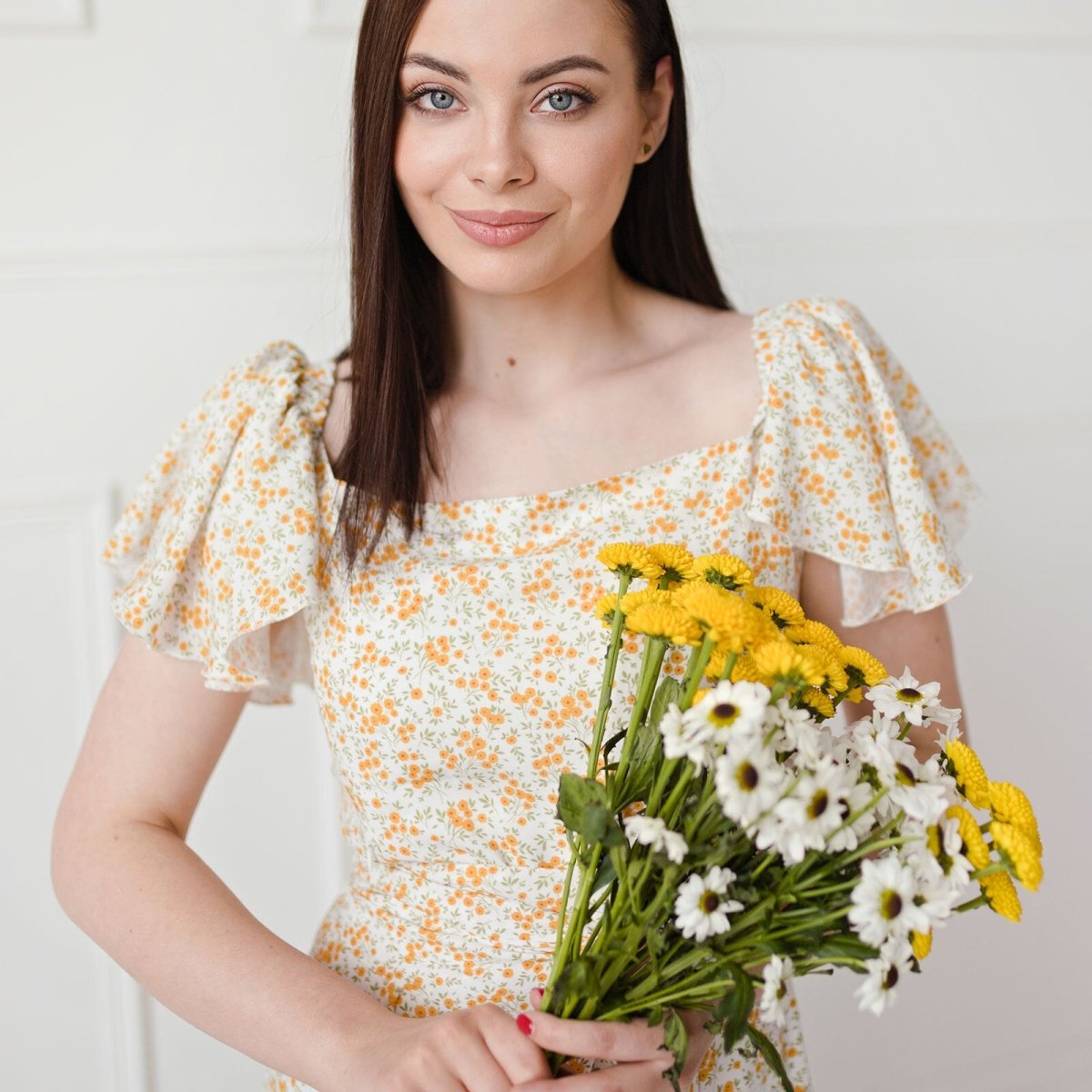 Bump&Milk Daisy - White+yellow flowers print - ebebek - Black Friday