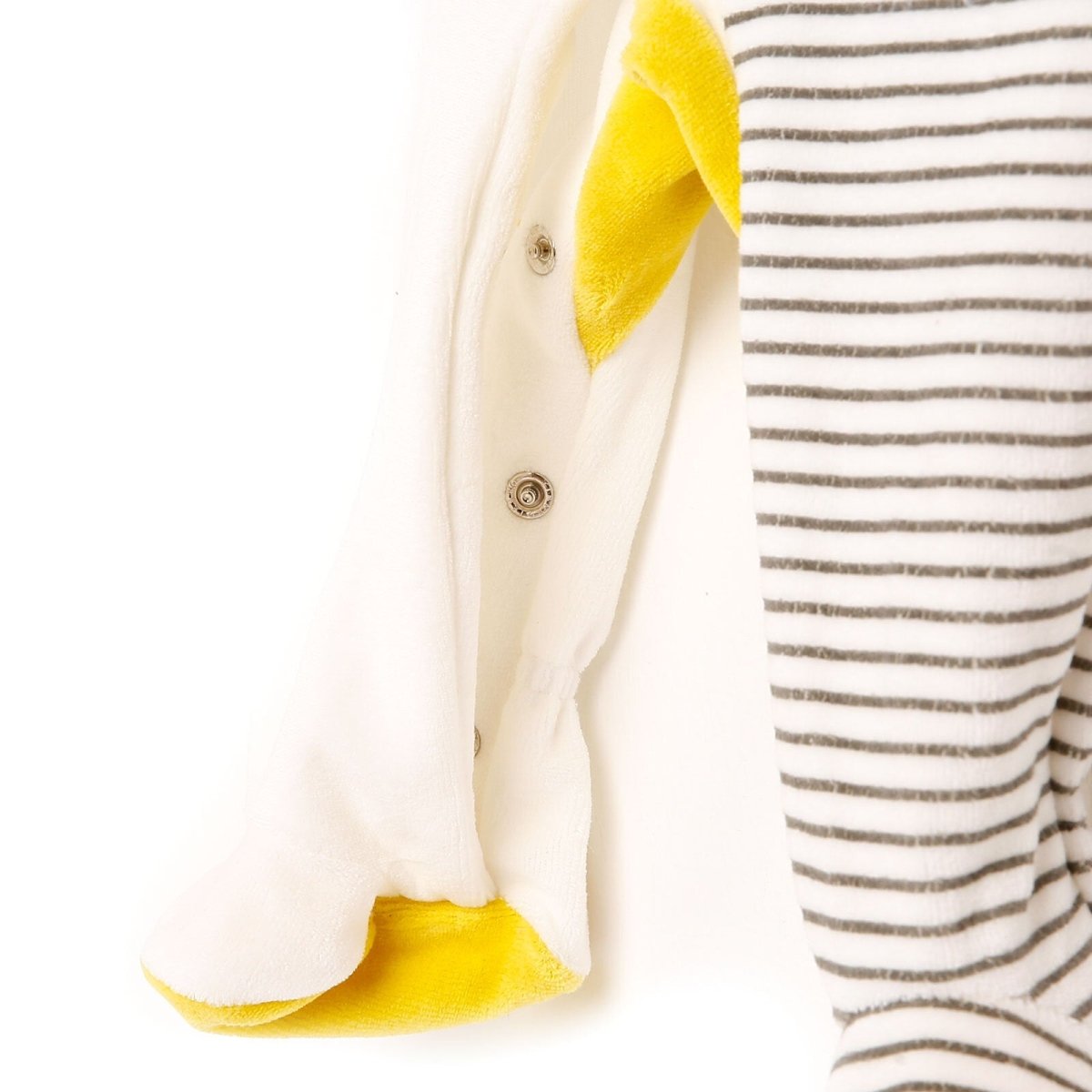 Cassiope Newborn Funny Friend Velvet Footed Jumpsuit - Ecru - ebebek - Black Friday