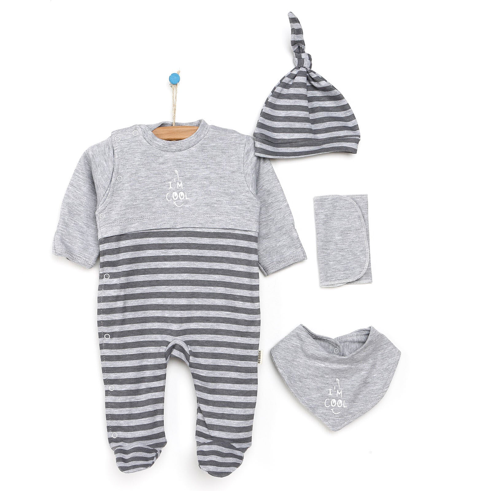 Bebbek Baby Boy Newborn Gift Clothing Set 5 Pcs - Snow – ebebek