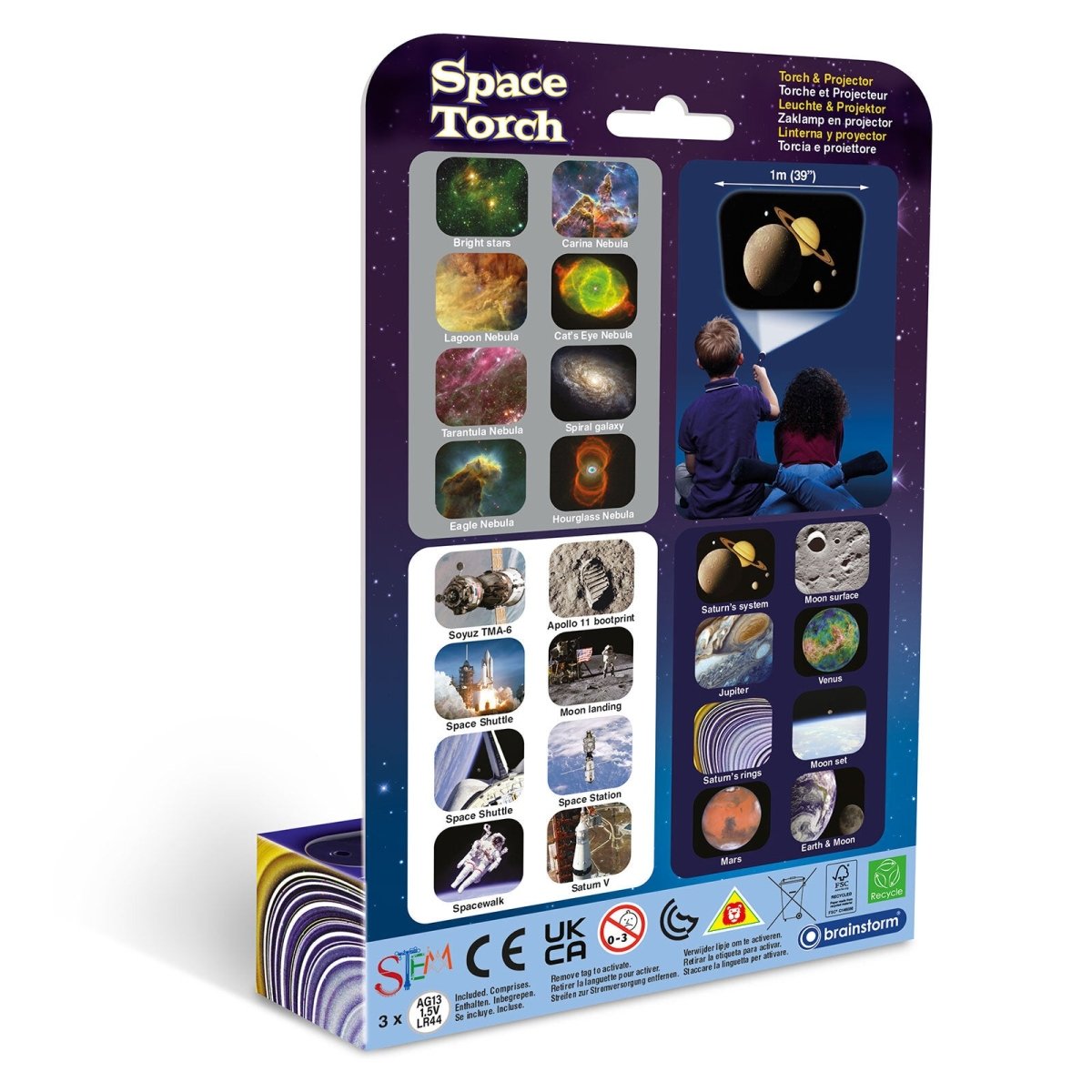 Brainstorm Torch and Projector - Space Torch - ebebek - Black Friday