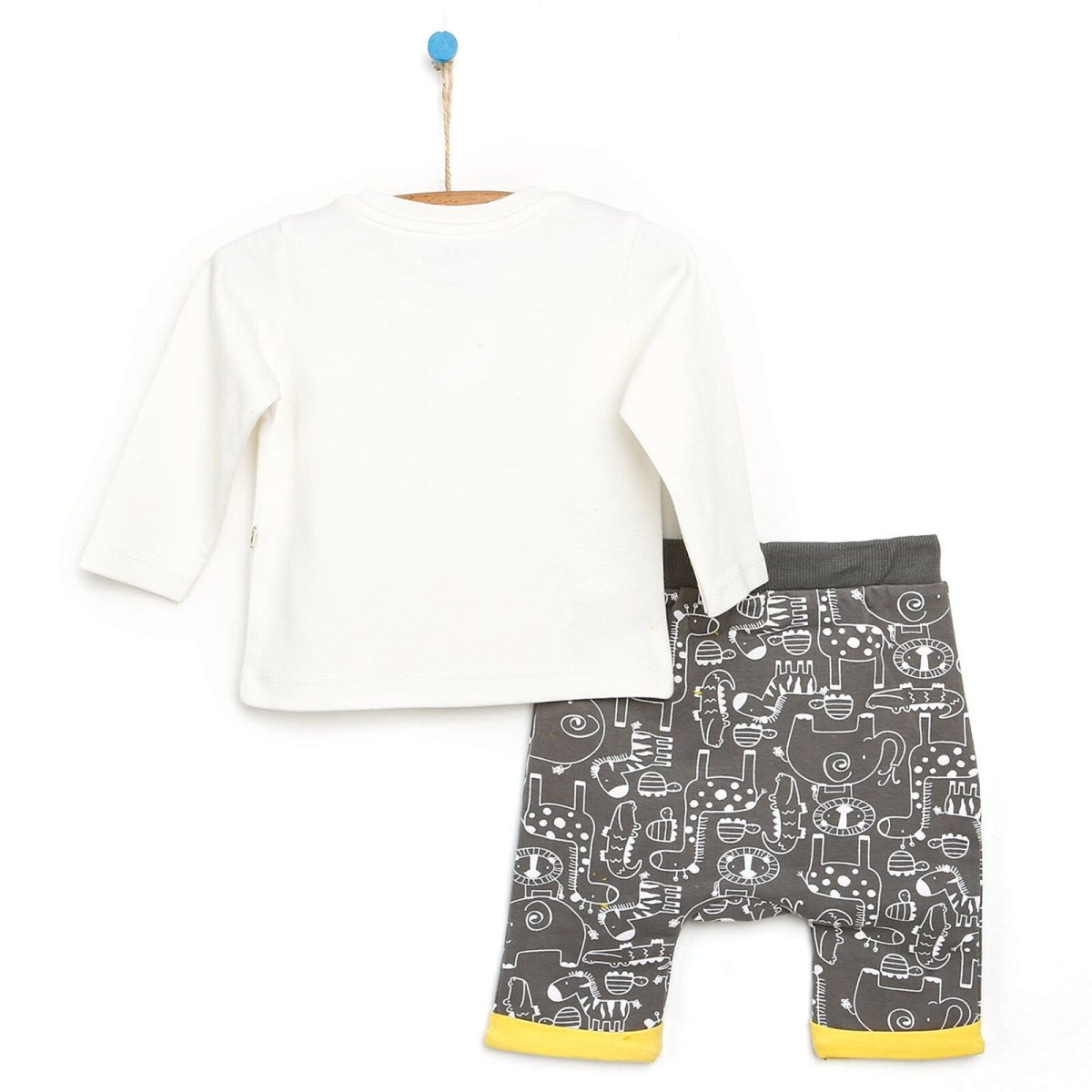 For My Baby Newborn Wild Sweatshirt - Vest - Dark Grey - ebebek - Black Friday