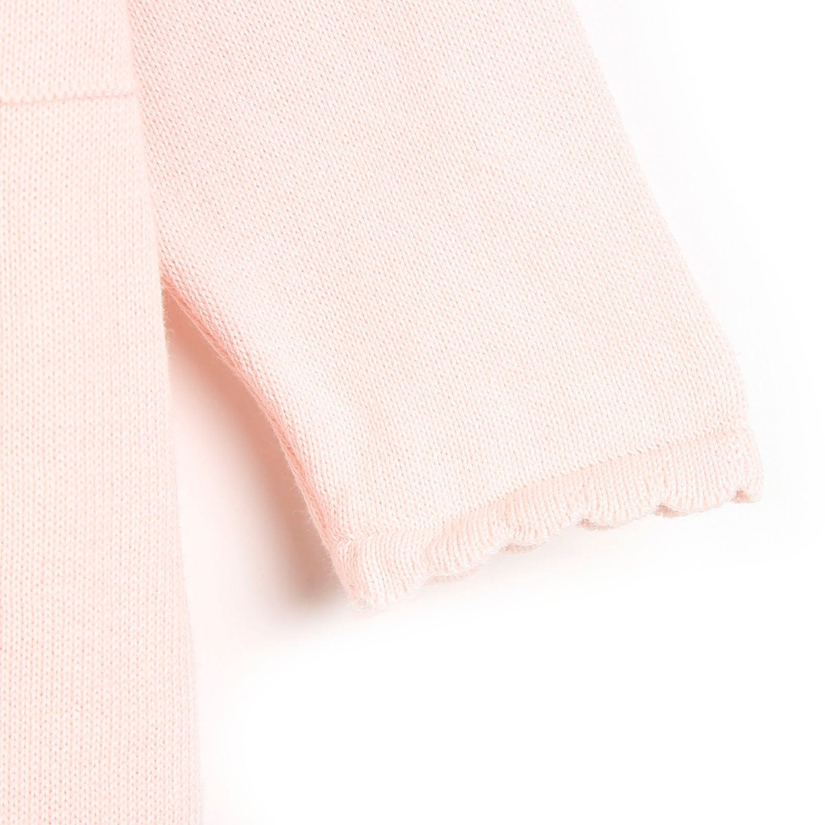 HelloBaby Newborn Knit Ruffled Jumpsuit - Salmon - ebebek - Black Friday