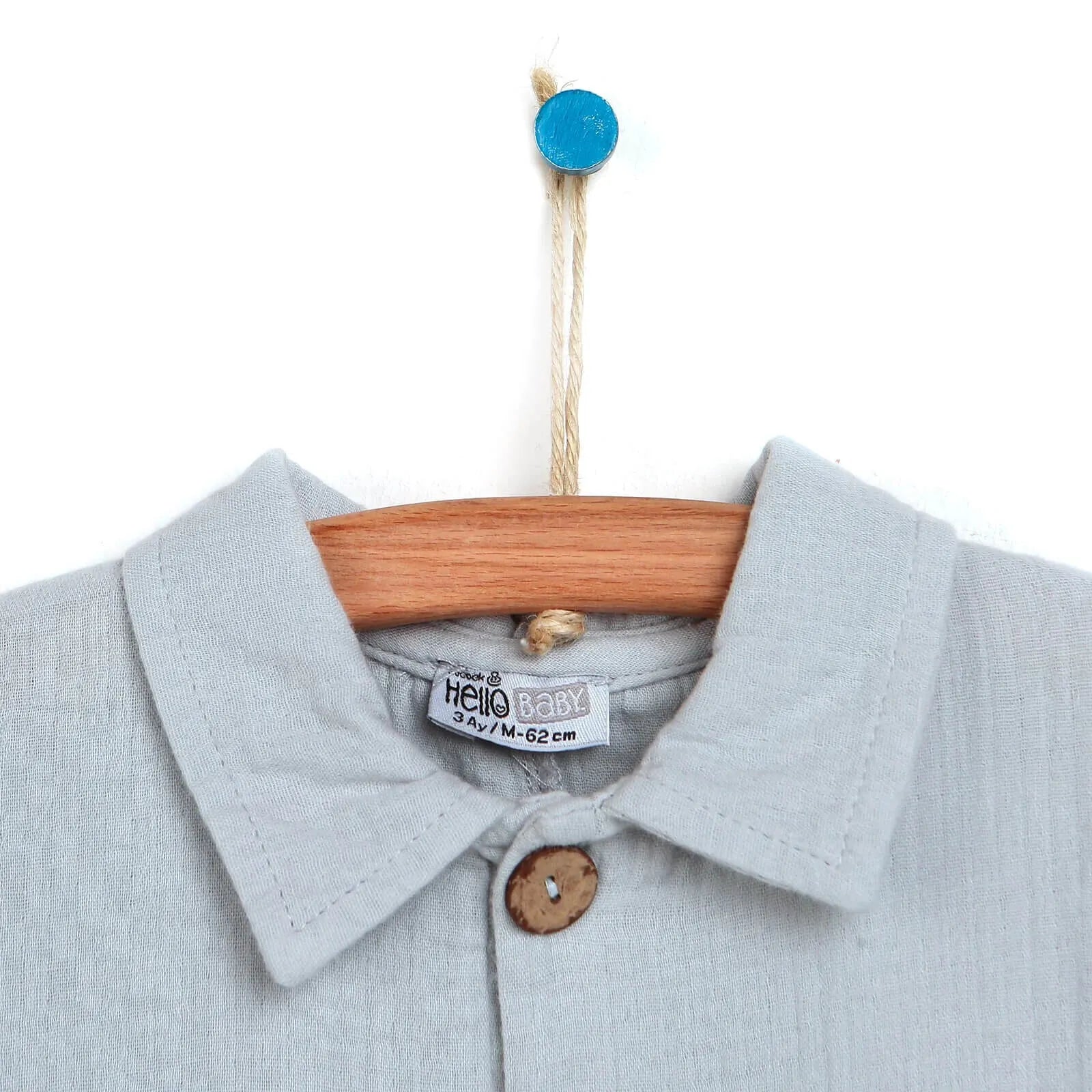 HelloBaby Newborn Jumpsuit - Grey - ebebek - Black Friday