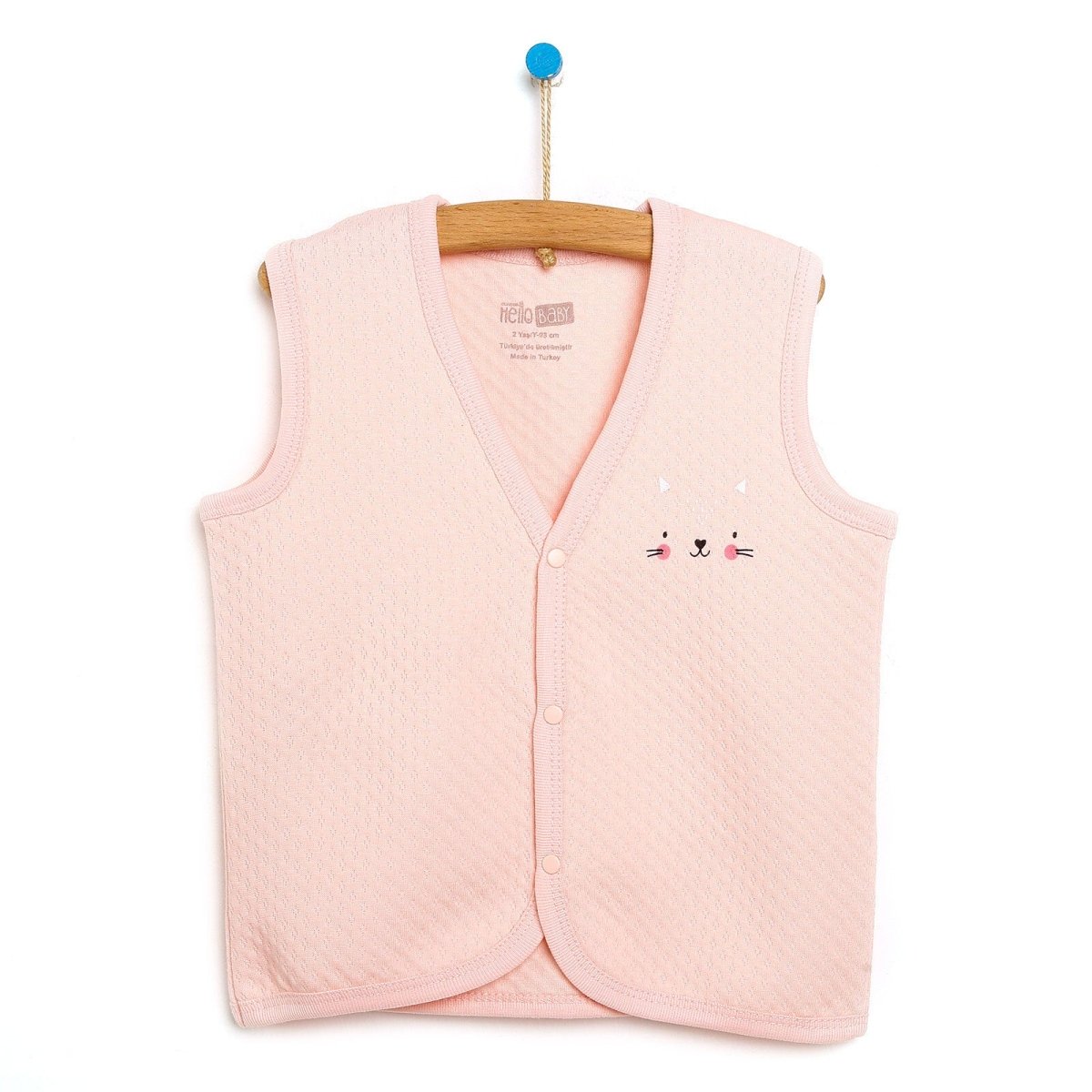 HelloBaby Basic Baby Girl Quilted Vest - Light Pink - ebebek - Black Friday