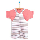 Cassiope Soil Short Dungaree - T-shirt - Orange - ebebek - Black Friday