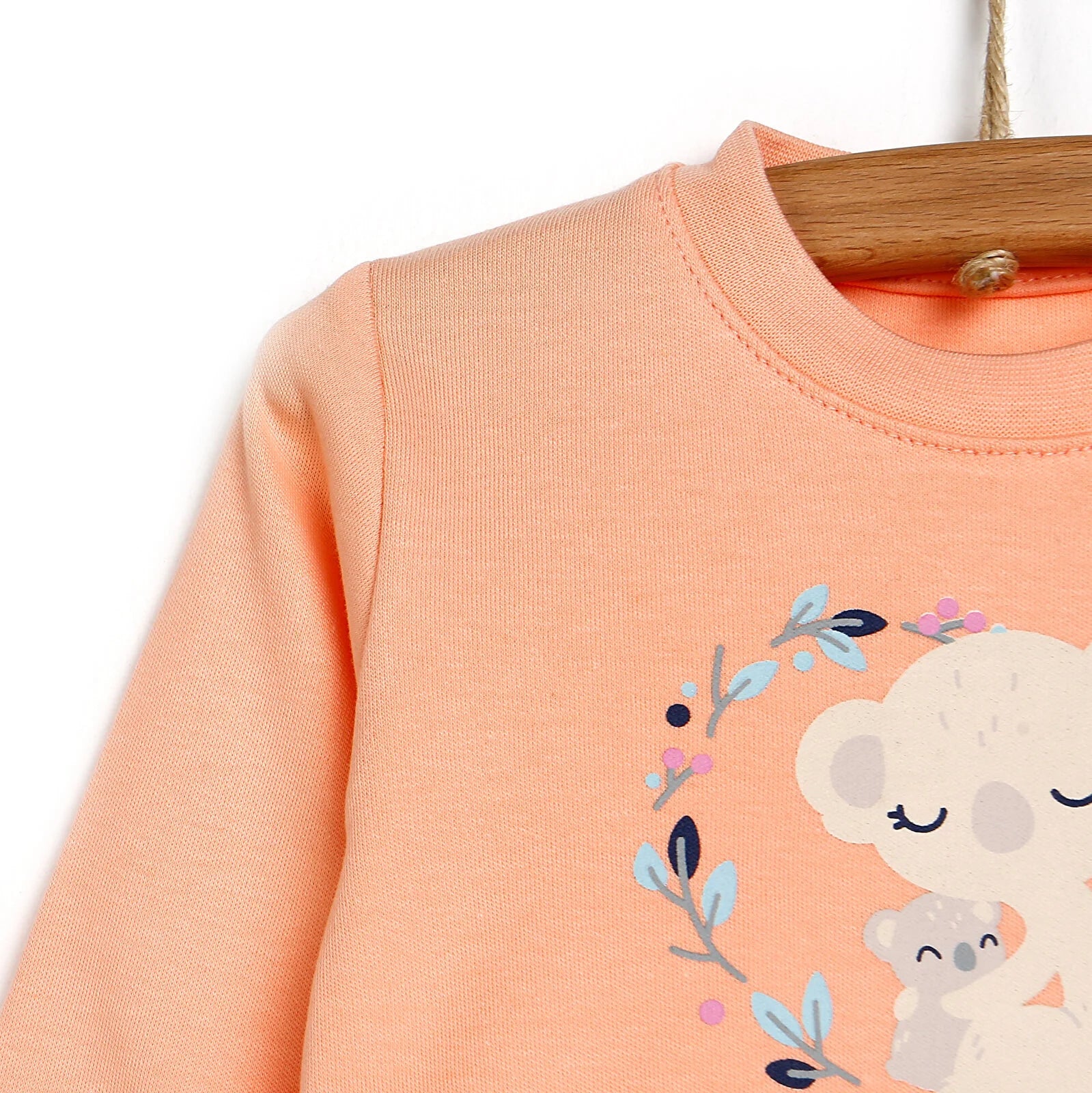 HelloBaby Basic Baby Girl Tracksuit - Salmon - ebebek - Black Friday