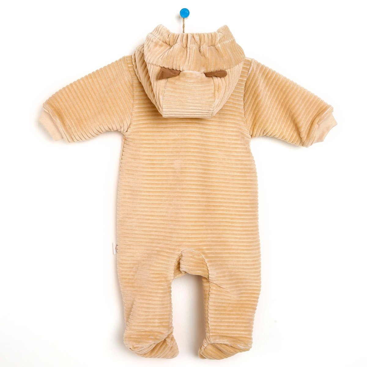 Bebetto Footed Jumpsuit - Beige - ebebek - Black Friday