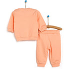 HelloBaby Basic Baby Girl Tracksuit - Salmon - ebebek - Black Friday