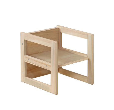 Montessori Wooden Convertable Table & Chair 36,1 cm (W) x 33,7 cm (H) x 36,6 cm (L) - ebebek - Black Friday