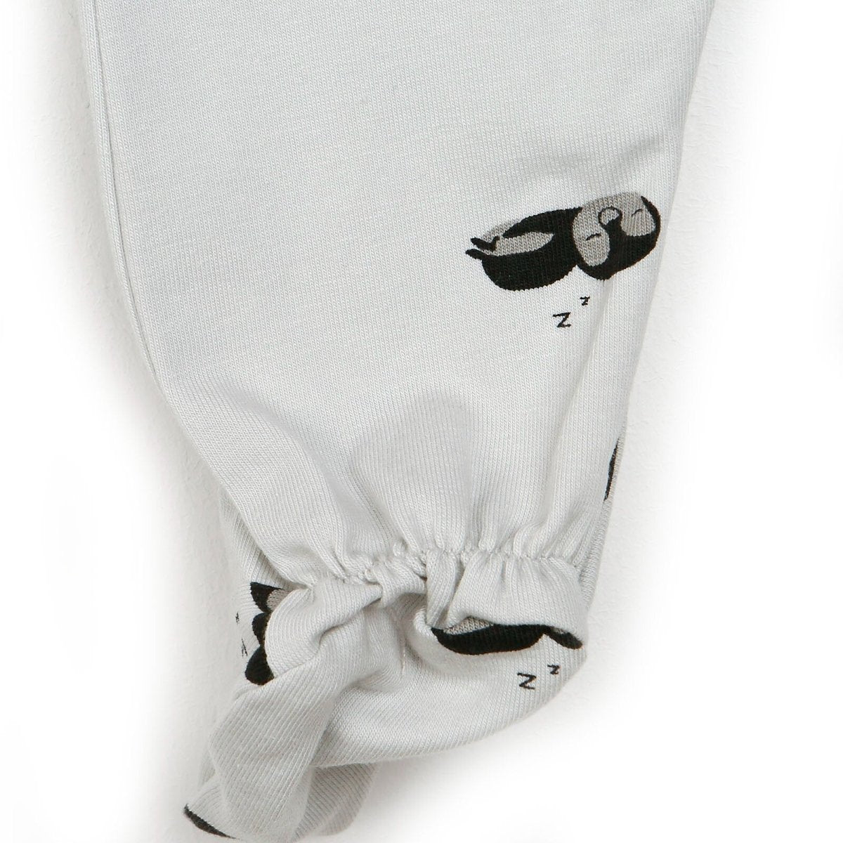 Antebies Newborn Penguin Organic Footed Jumpsuit - Grey - ebebek - Black Friday