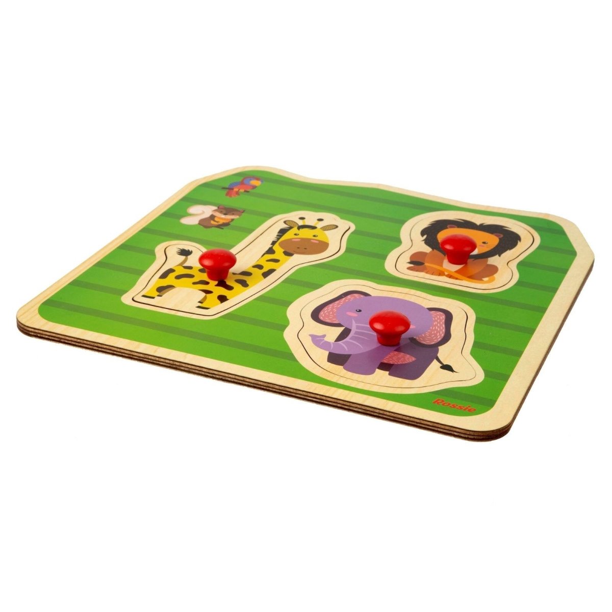 Rossie Wood First Puzzle - Wild Animals - ebebek - Black Friday