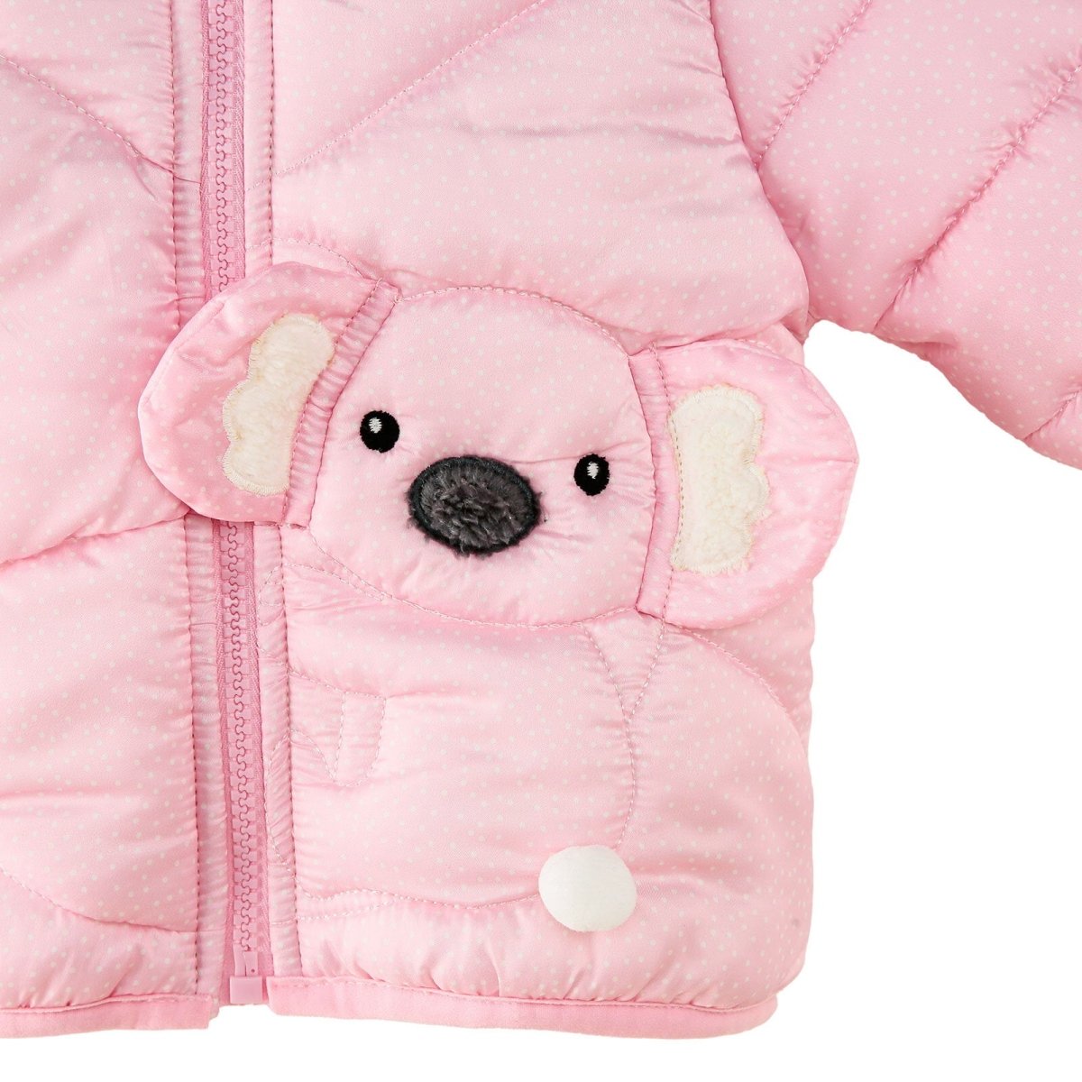 Midimod Baby Girl Coat with Ears - Pink - ebebek - Black Friday
