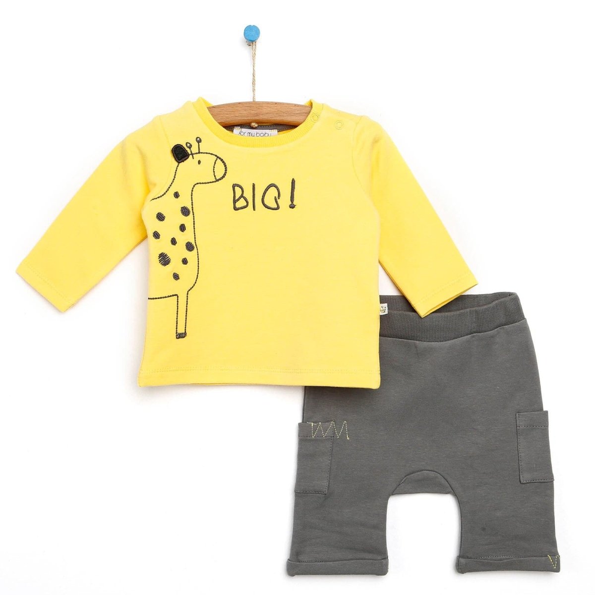 For My Baby Newborn Wild Sweatshirt - Panth - Yellow - ebebek - Black Friday