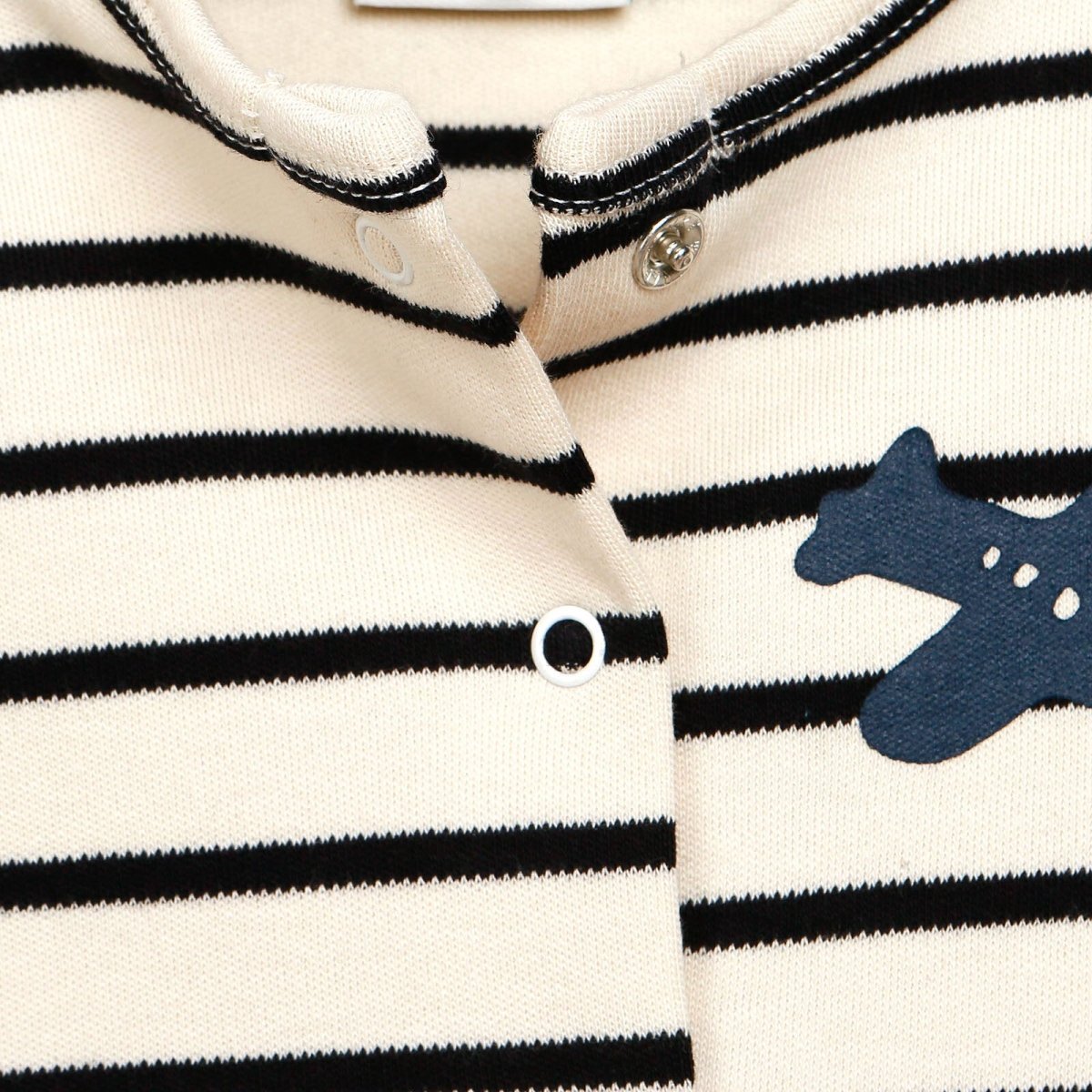 Antebies Newborn Plane Organic Footed - Ecru - ebebek - Black Friday