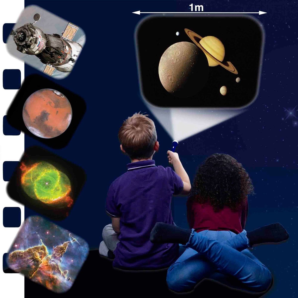 Brainstorm Torch and Projector - Space Torch - ebebek - Black Friday
