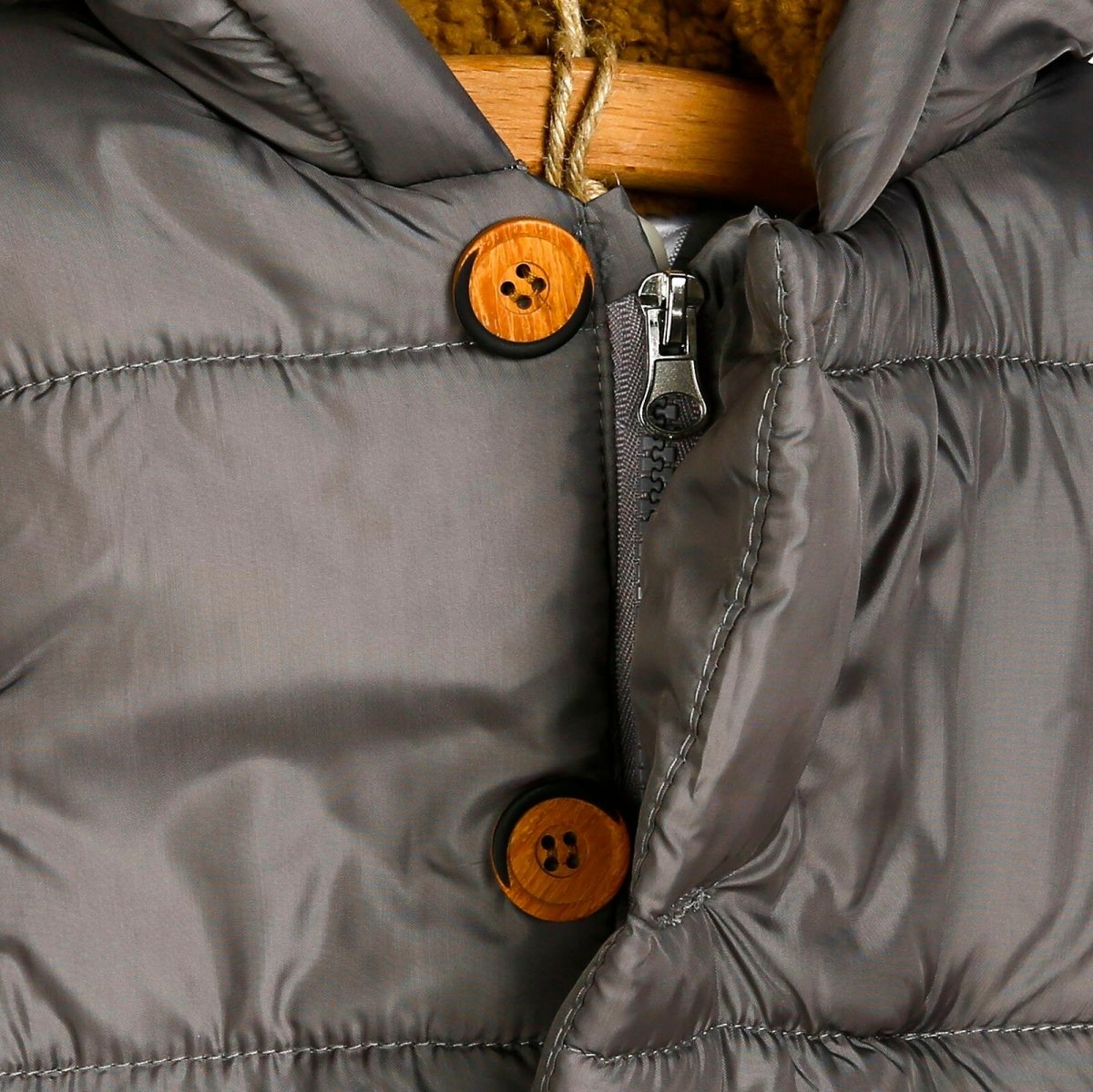 Midimod Baby Boy Coat with Toy Pocket - Dark Grey - ebebek - Black Friday