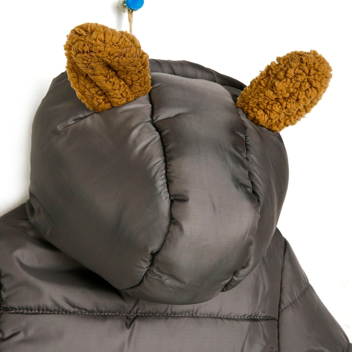 Midimod Baby Boy Coat with Toy Pocket - Dark Grey - ebebek - Black Friday