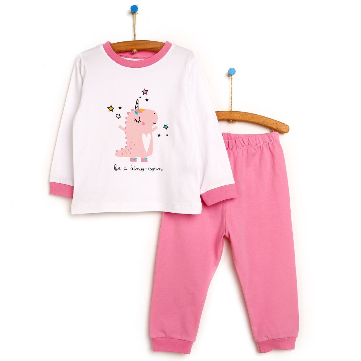 HelloBaby Basic Collared Neck Pyjamas Set - ebebek - Black Friday