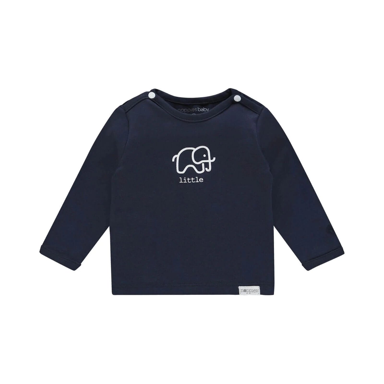 Noppies U Tee LS Amanda Elephant - Navy Blue - ebebek - Black Friday