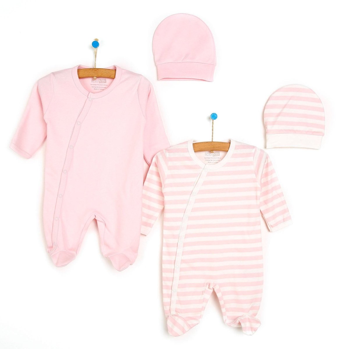 HelloBaby Newborn Baby Girl Striped 2 - Pairs - ebebek - Black Friday