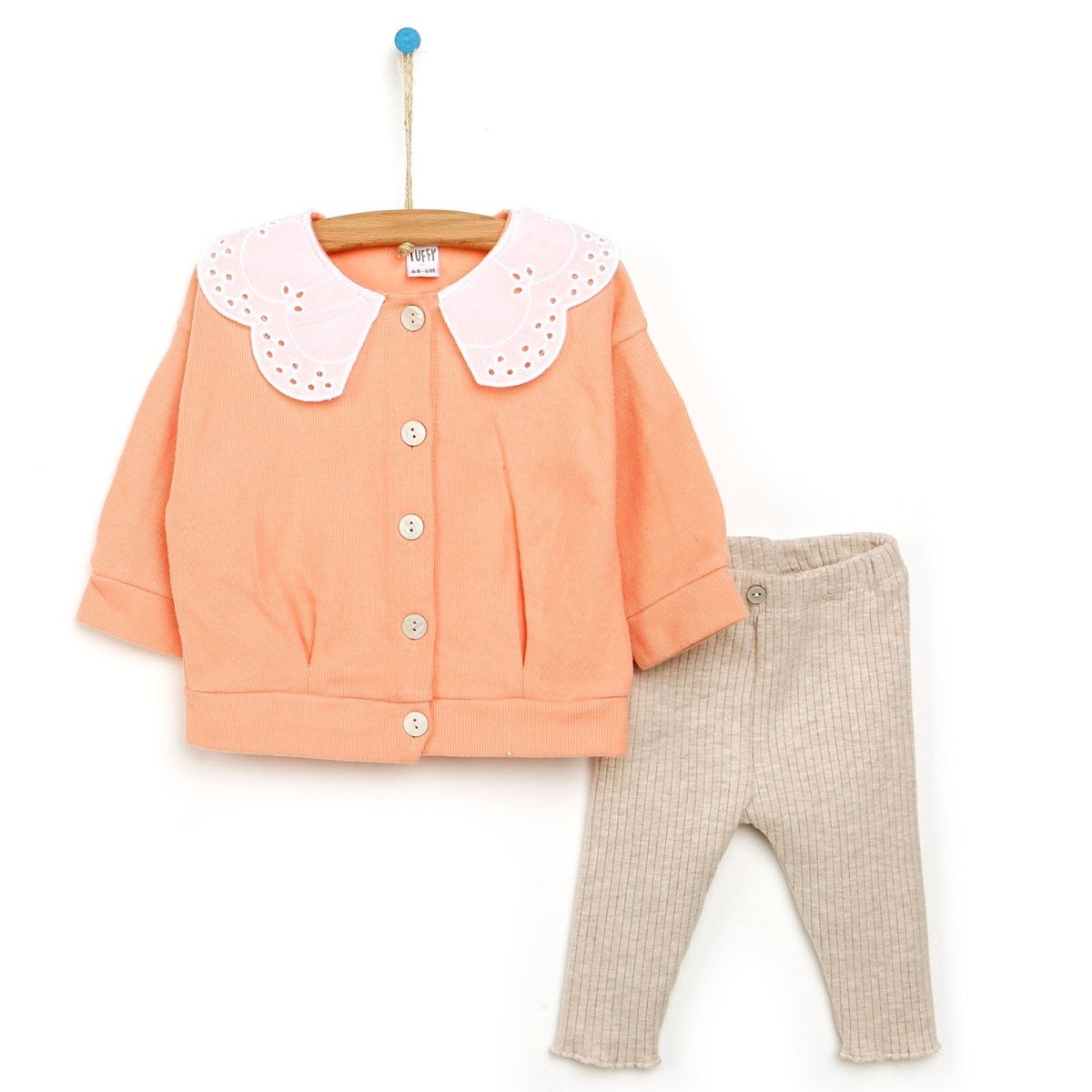 Tuffy Friendly Cardigan - Bottom - Salmon - ebebek - Black Friday