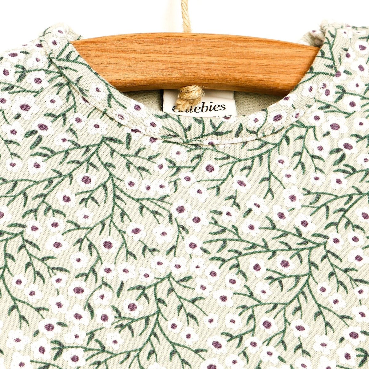 Antebies Newborn Deer Organic Dress - Dark Green - ebebek - Black Friday