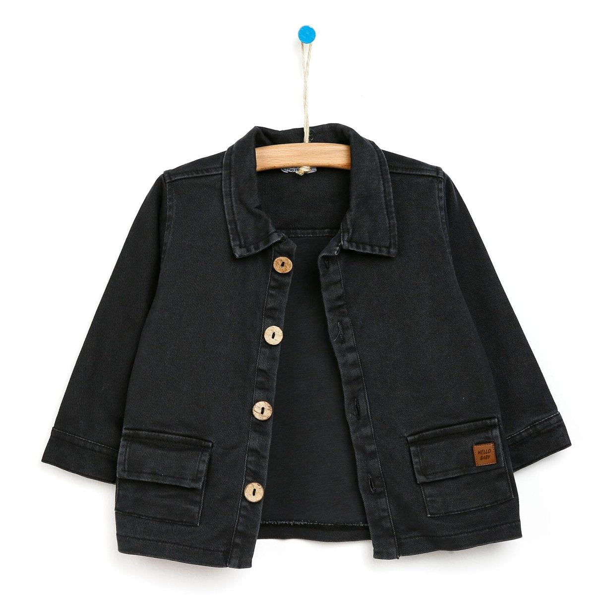 HelloBaby Basic Baby Boy Gabardine Jacket - Anthracite - ebebek - Black Friday
