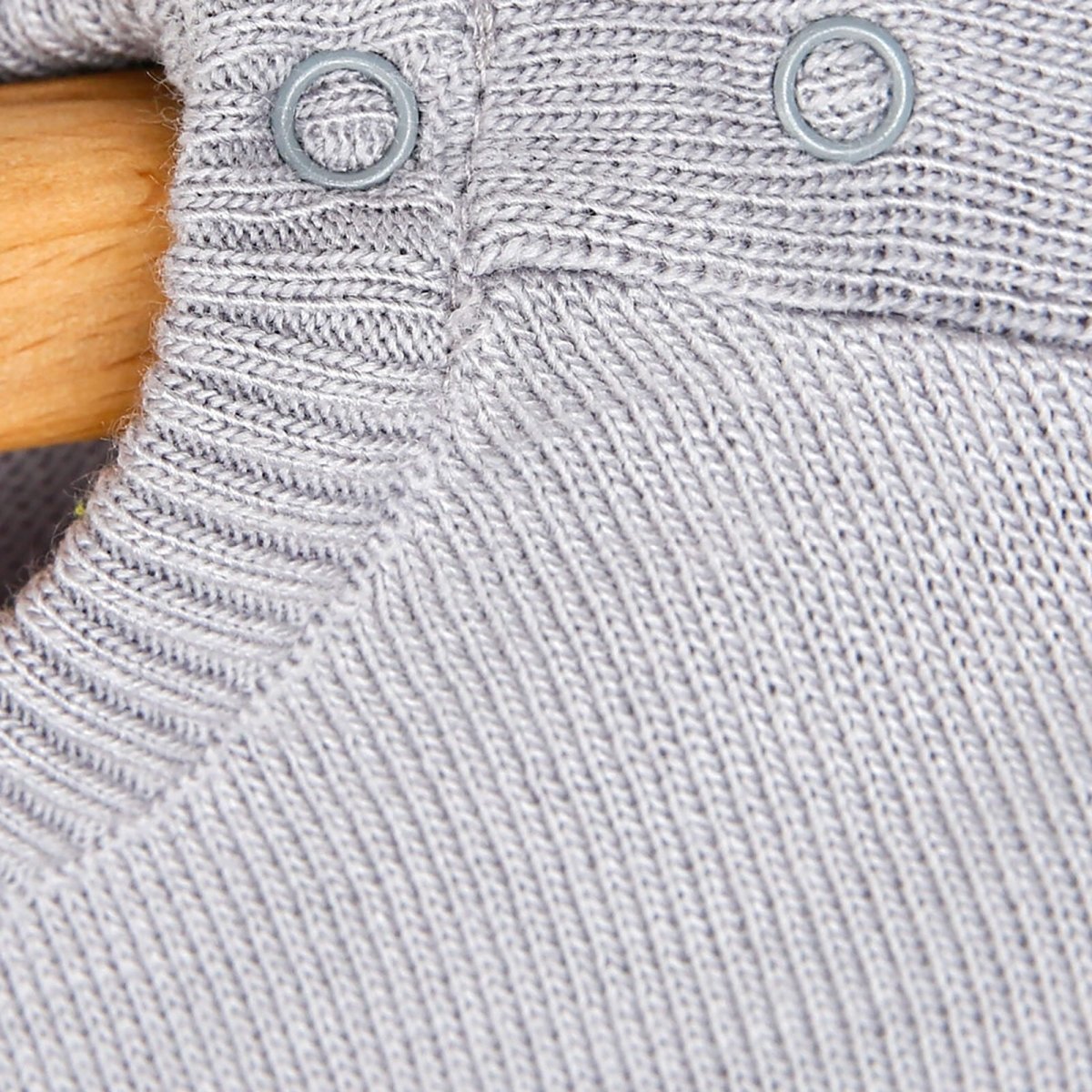 HelloBaby Newborn Knit Baby Elephant Jumpsuit - Grey - ebebek - Black Friday