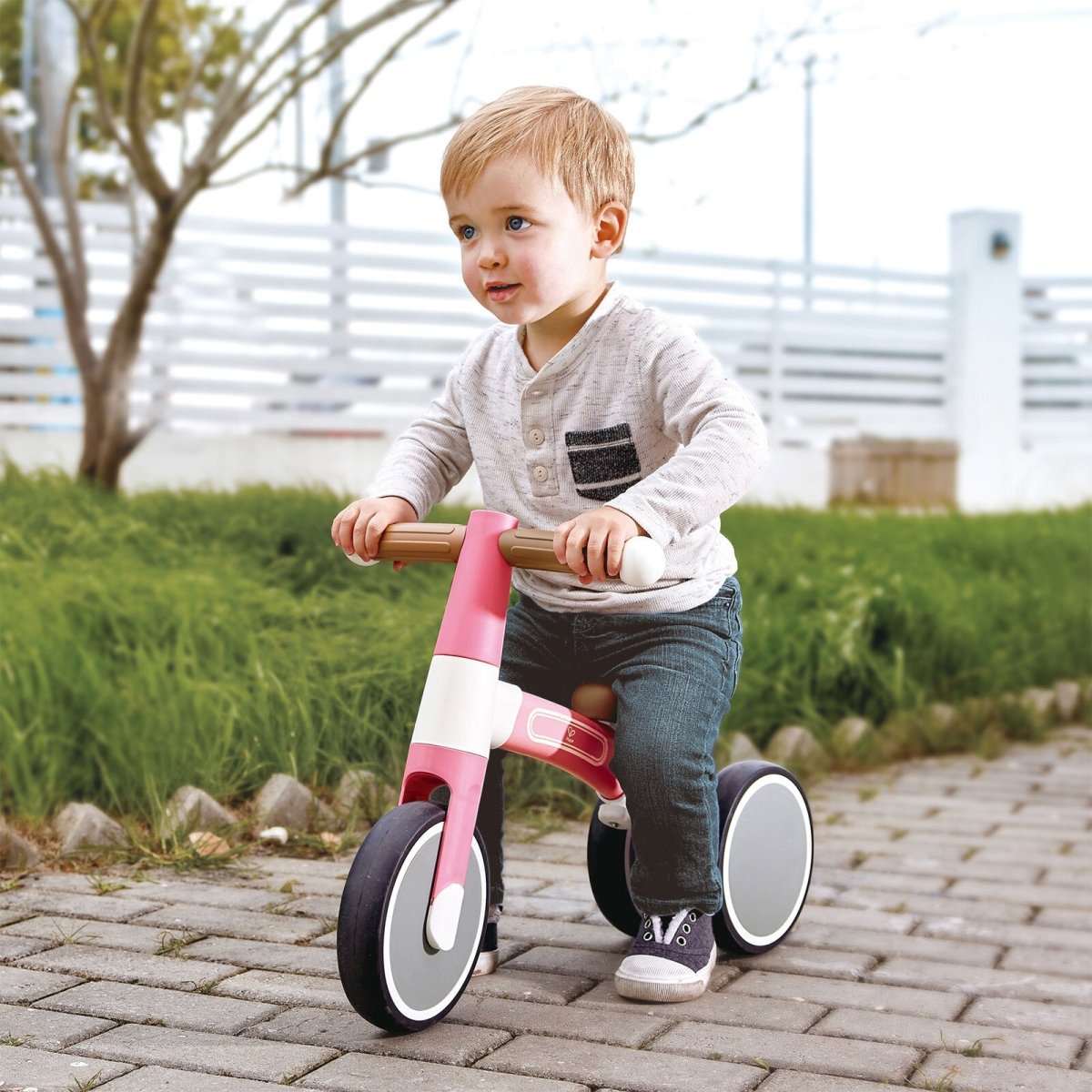 Hape First Ride Toddler Balance Bike, Pink - ebebek - Black Friday